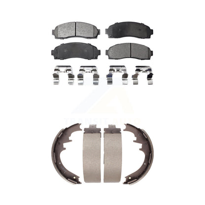 Kit de plaquettes de frein et chaussures de tambour semi-métalliques avant et arrière, pour Ford Ranger Mazda B400