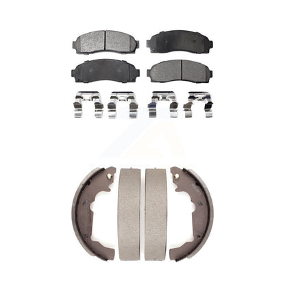 Kit de plaquettes de frein et chaussures de tambour semi-métalliques avant et arrière, pour Saturn Vue Chevrolet