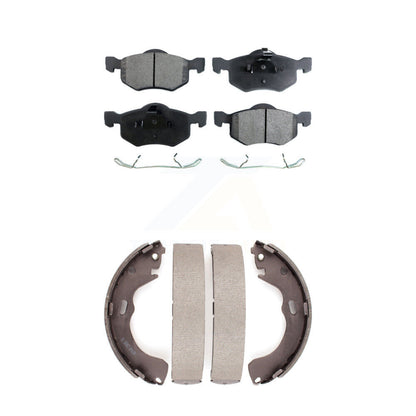 Kit de plaquettes de frein semi-métalliques avant et arrière, pour Ford Escape Mazda Tribut