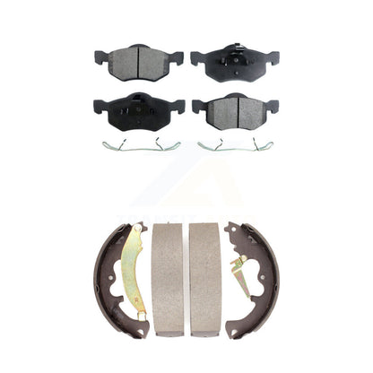Kit de plaquettes de frein et de sabots de tambour semi-métalliques avant et arrière, pour Ford Escape Mercur 2007