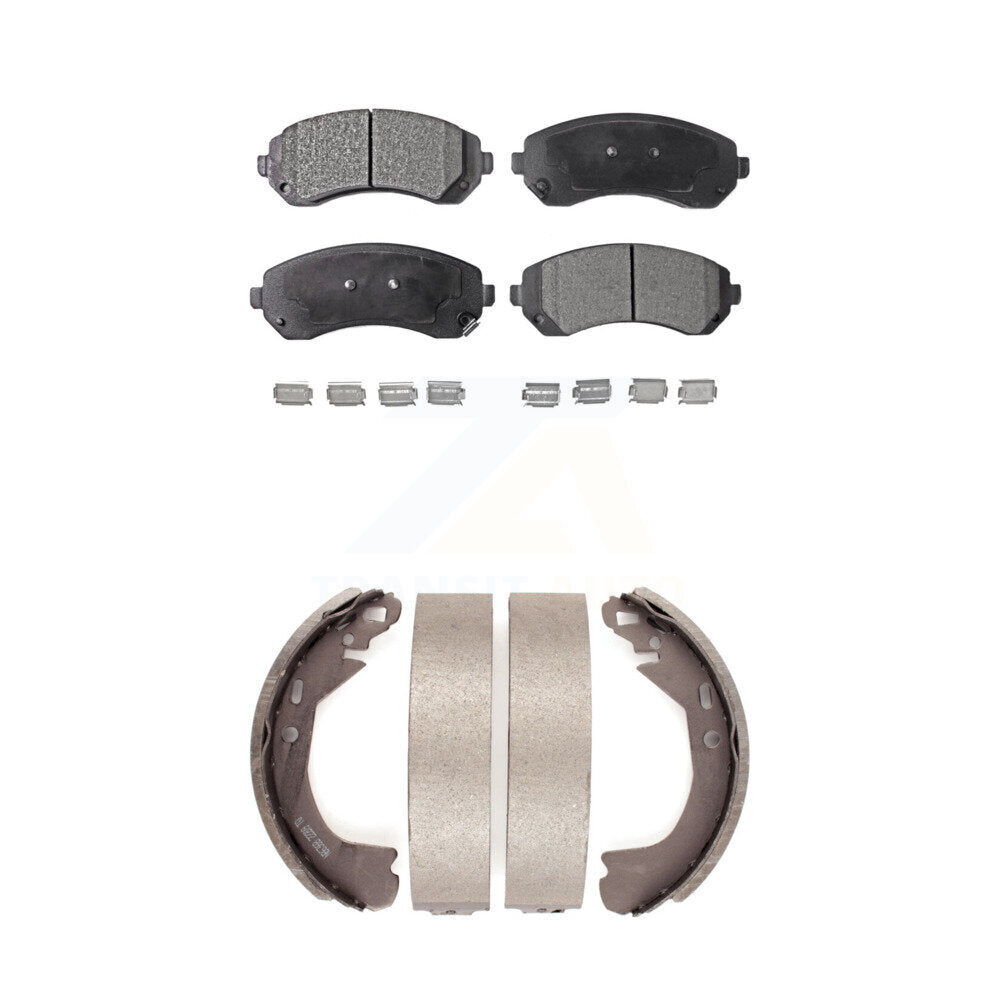 Kit de plaquettes de frein semi-métalliques avant et arrière, pour Pontiac Montana Chevrole