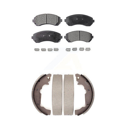 Kit de plaquettes de frein et chaussures de tambour semi-métalliques avant et arrière, pour Pontiac Azte 2001 – 2005