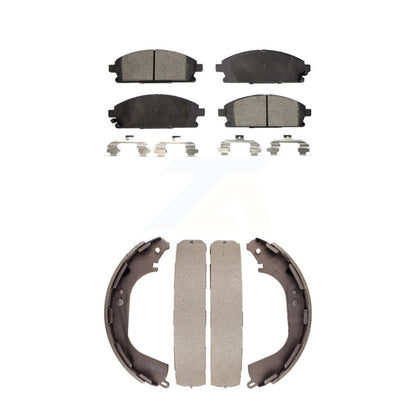 Kit de plaquettes de frein semi-métalliques avant et arrière, pour Nissan Pathfinder INFINIT