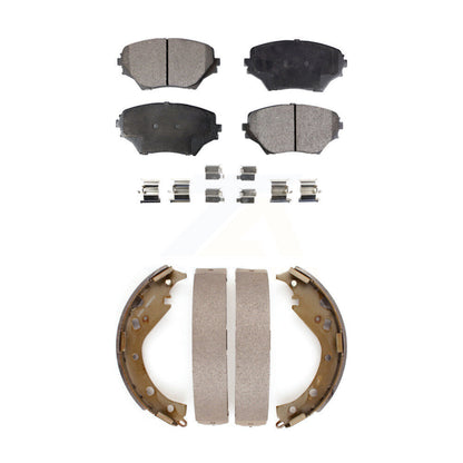 Kit de plaquettes de frein et chaussures de tambour semi-métalliques avant et arrière, pour Toyota RAV 2003 – 2005