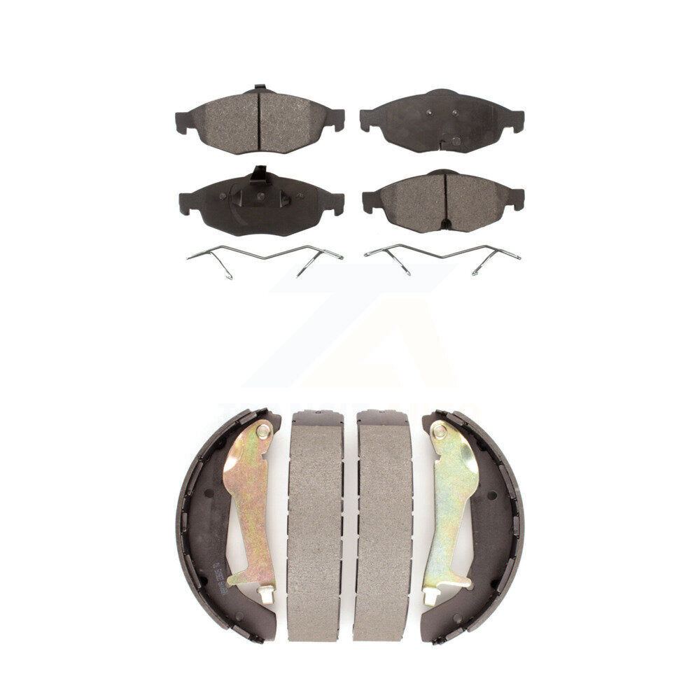 Kit de plaquettes de frein semi-métalliques avant et arrière, pour Chrysler Sebring Dodg