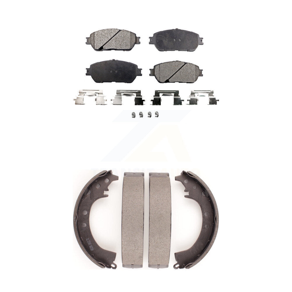 Kit de plaquettes de frein semi-métalliques avant et arrière, pour Toyota Camry SE/XL 05-06