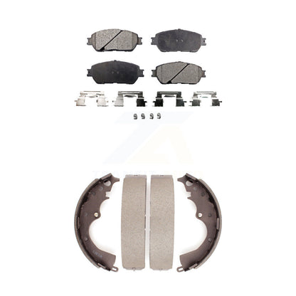 Kit de plaquettes de frein et chaussures de tambour semi-métalliques avant et arrière, pour Toyota Tacoma