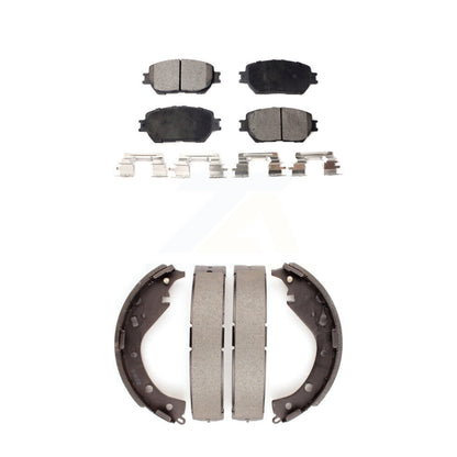 Kit de plaquettes de frein et chaussures de tambour semi-métalliques avant et arrière, pour Toyota Camry
