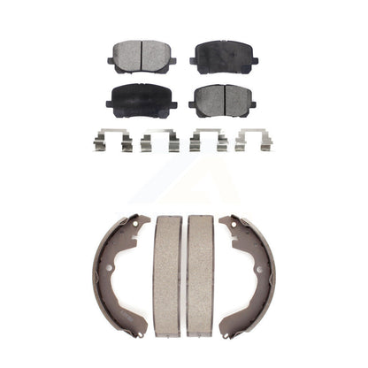 Kit de plaquettes de frein semi-métalliques avant et arrière, pour Toyota Matrix Pontiac Vib