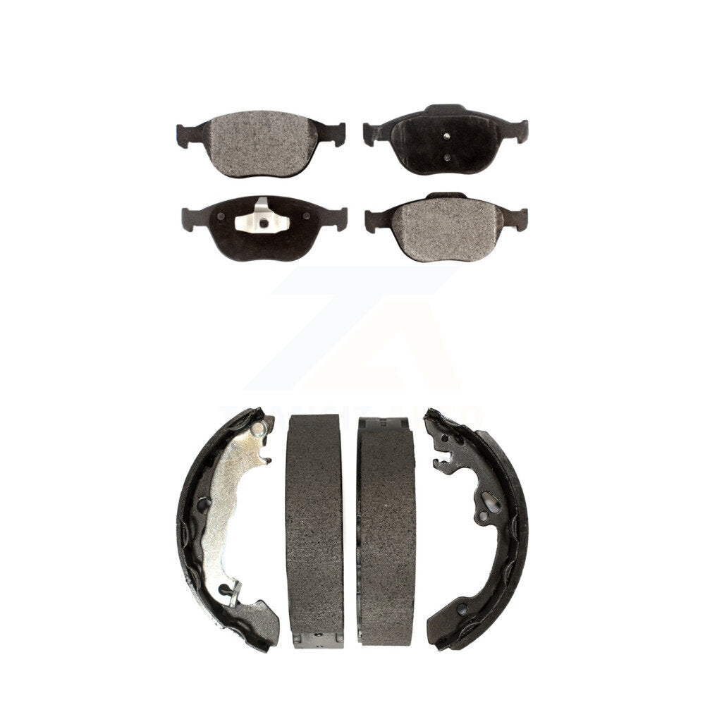 Kit de plaquettes de frein et chaussures de tambour semi-métalliques avant et arrière, pour Ford Focus SVT