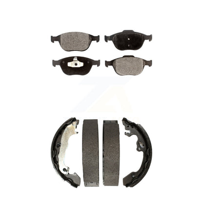 Kit de plaquettes de frein et chaussures de tambour semi-métalliques avant et arrière, pour Ford Focus SVT