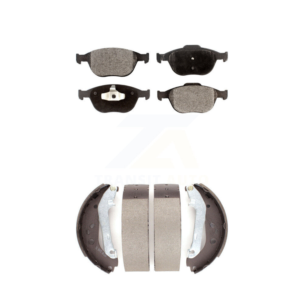 Kit de plaquettes de frein semi-métalliques avant et arrière, pour Ford Transit Connect 10-13