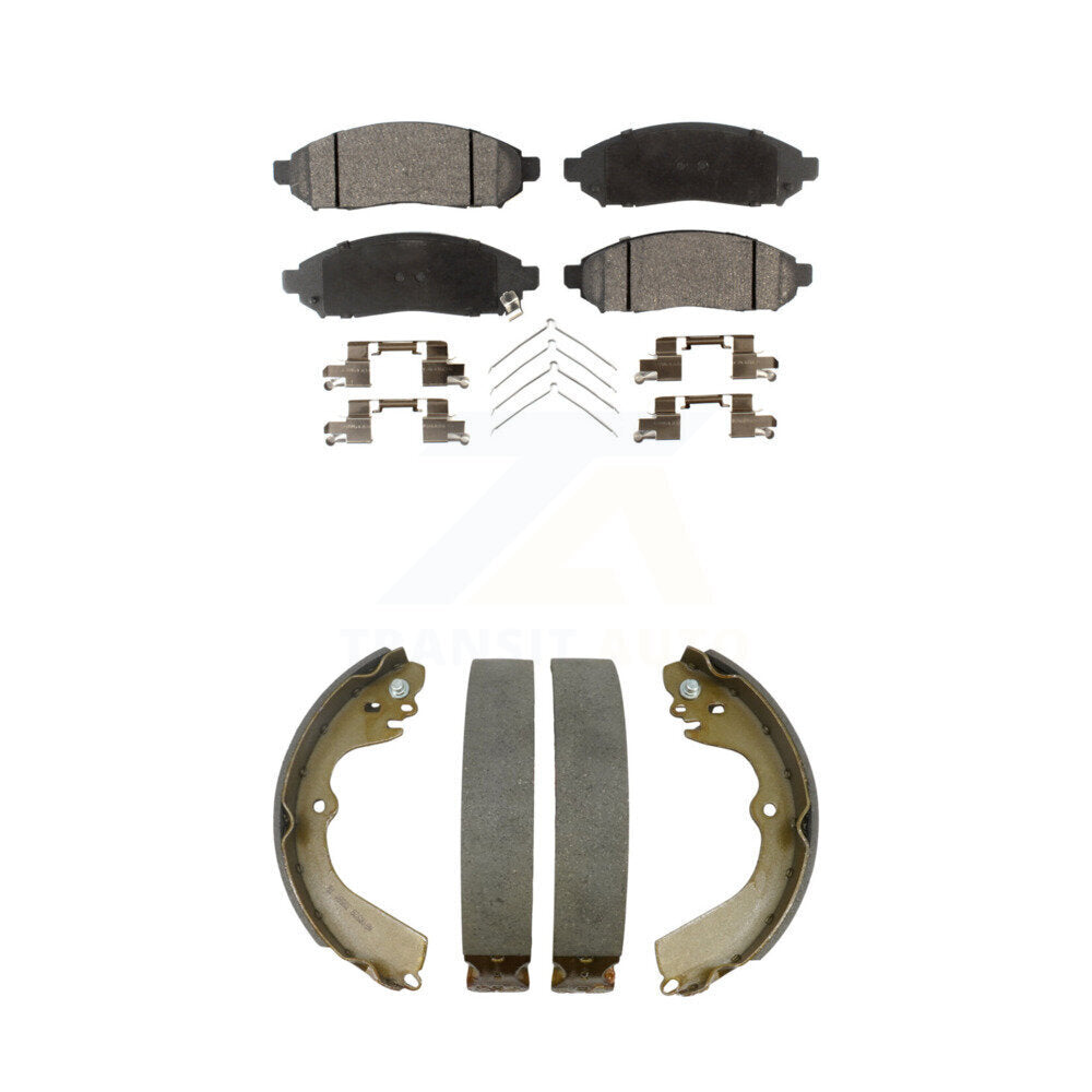Kit de plaquettes de frein semi-métalliques avant et arrière, pour Nissan NV200 Chevrole