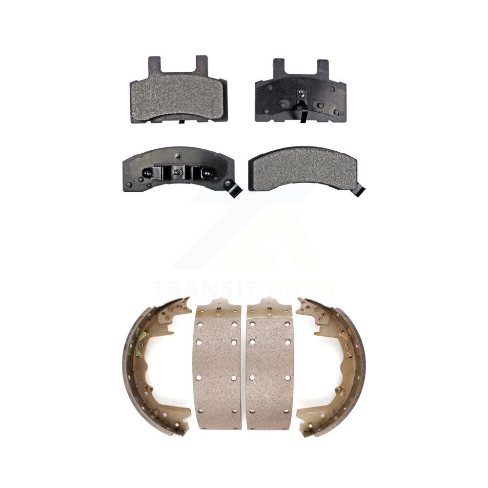 Kit de plaquettes de frein et chaussures de tambour semi-métalliques avant et arrière, pour Dodge Ram 2500