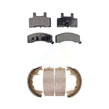 Kit de plaquettes de frein et chaussures de tambour semi-métalliques avant et arrière, pour Dodge Ram 2500