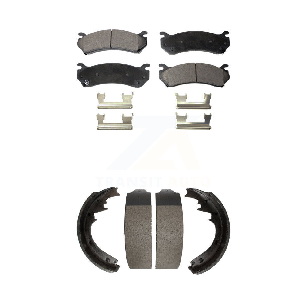 Kit de plaquettes de frein semi-métalliques avant et arrière, pour frein arrière à disque GMC Yukon
