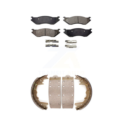 Kit de plaquettes de frein et chaussures de tambour semi-métalliques avant et arrière, pour Dodge Ram 1500 Va 2003