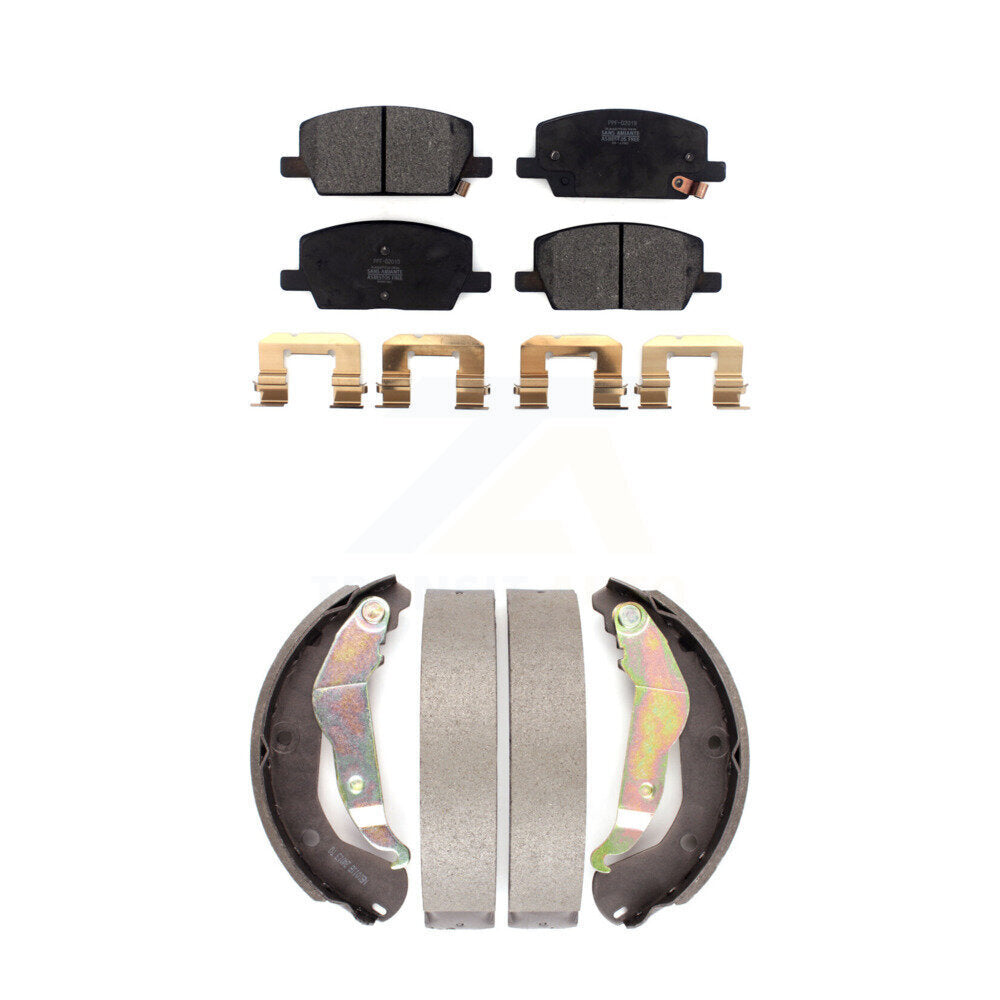 Kit de plaquettes de frein et chaussures de tambour semi-métalliques avant et arrière, pour Chevrolet Trax