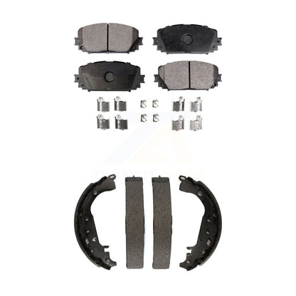 Kit de plaquettes de frein semi-métalliques avant et arrière, pour Toyota Yaris S 2012 – 2013