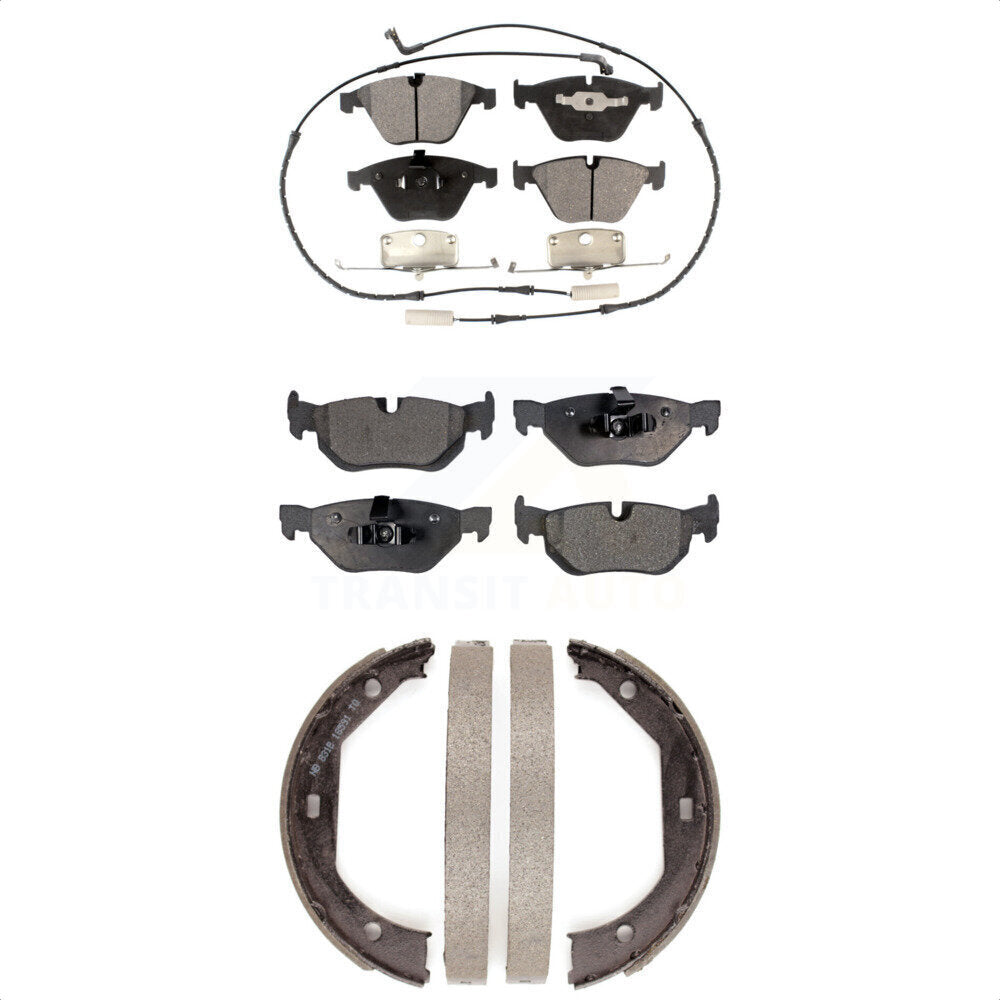 Kit de plaquettes de frein et chaussures de stationnement semi-métalliques avant et arrière, pour BMW 328i xDrive X