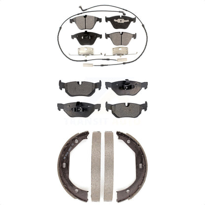 Kit de plaquettes de frein et chaussures de stationnement semi-métalliques avant et arrière, pour BMW 328i xDrive X