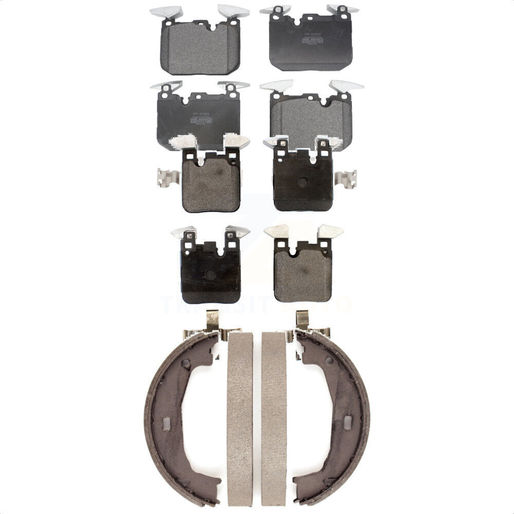 Kit de plaquettes de frein et chaussures de stationnement semi-métalliques avant et arrière, pour BMW M240i xDrive