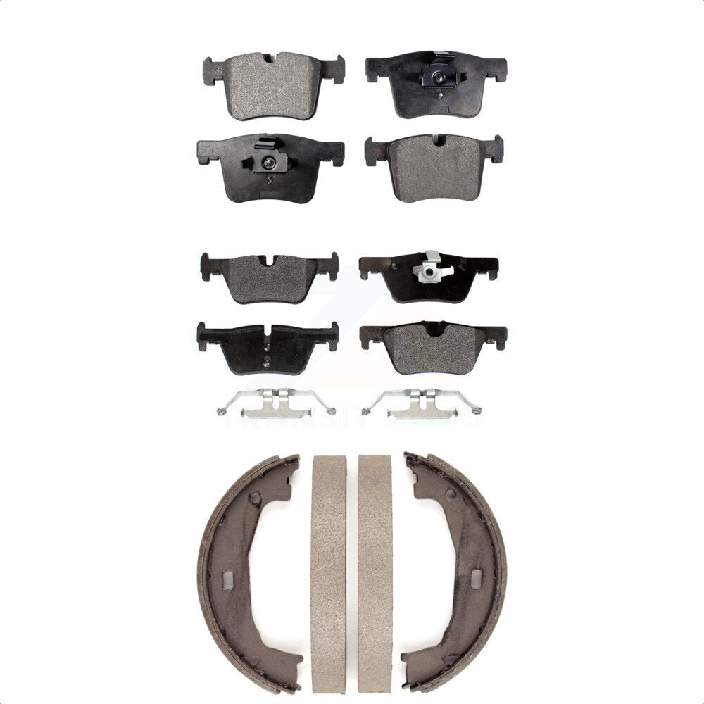 Kit de plaquettes de frein et chaussures de stationnement semi-métalliques avant et arrière, pour BMW 320i xDrive 328