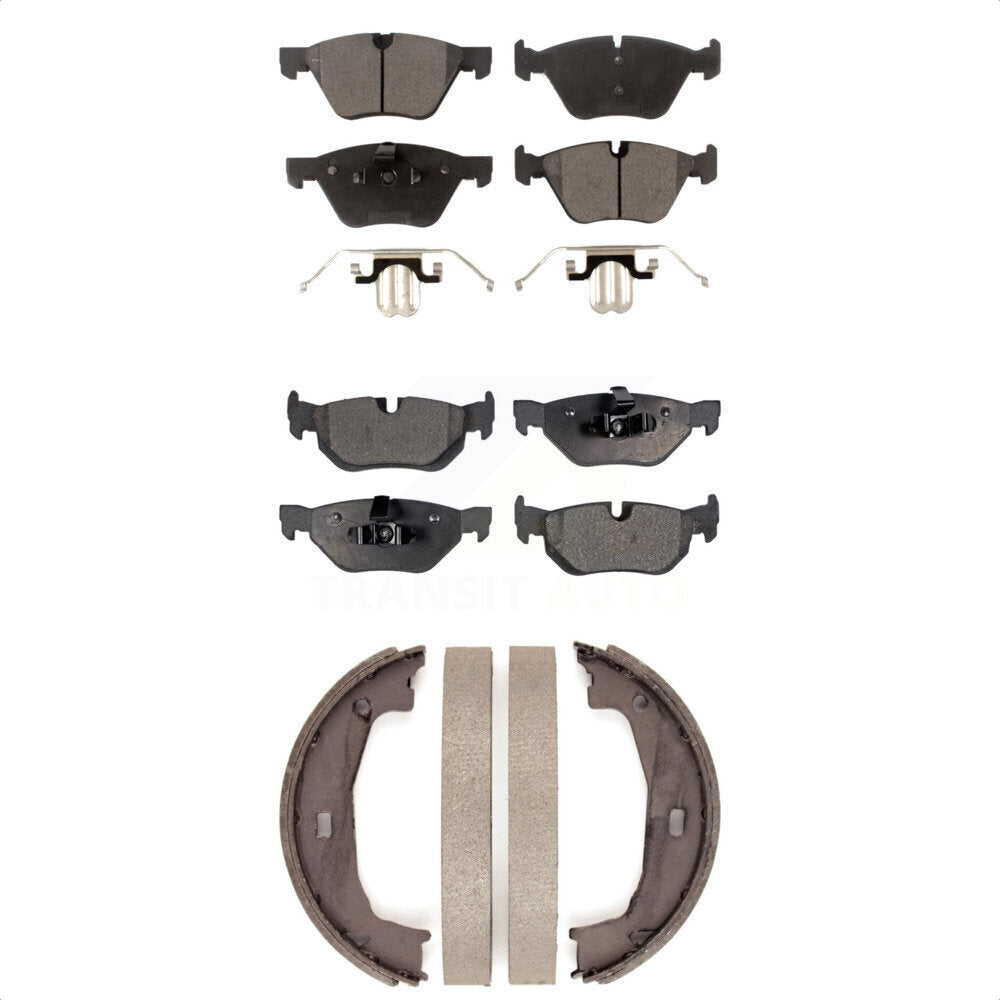 Kit de plaquettes de frein semi-métalliques avant et arrière, pour BMW 128i 328i 323i 325