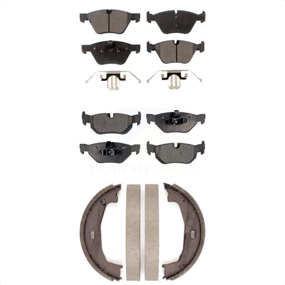Kit de plaquettes de frein semi-métalliques avant et arrière, pour BMW 128i 328i 323i 325