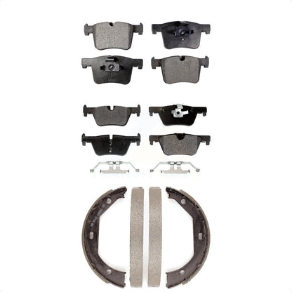 Kit de plaquettes de frein et chaussures de stationnement semi-métalliques avant et arrière, pour BMW 320i xDrive 328