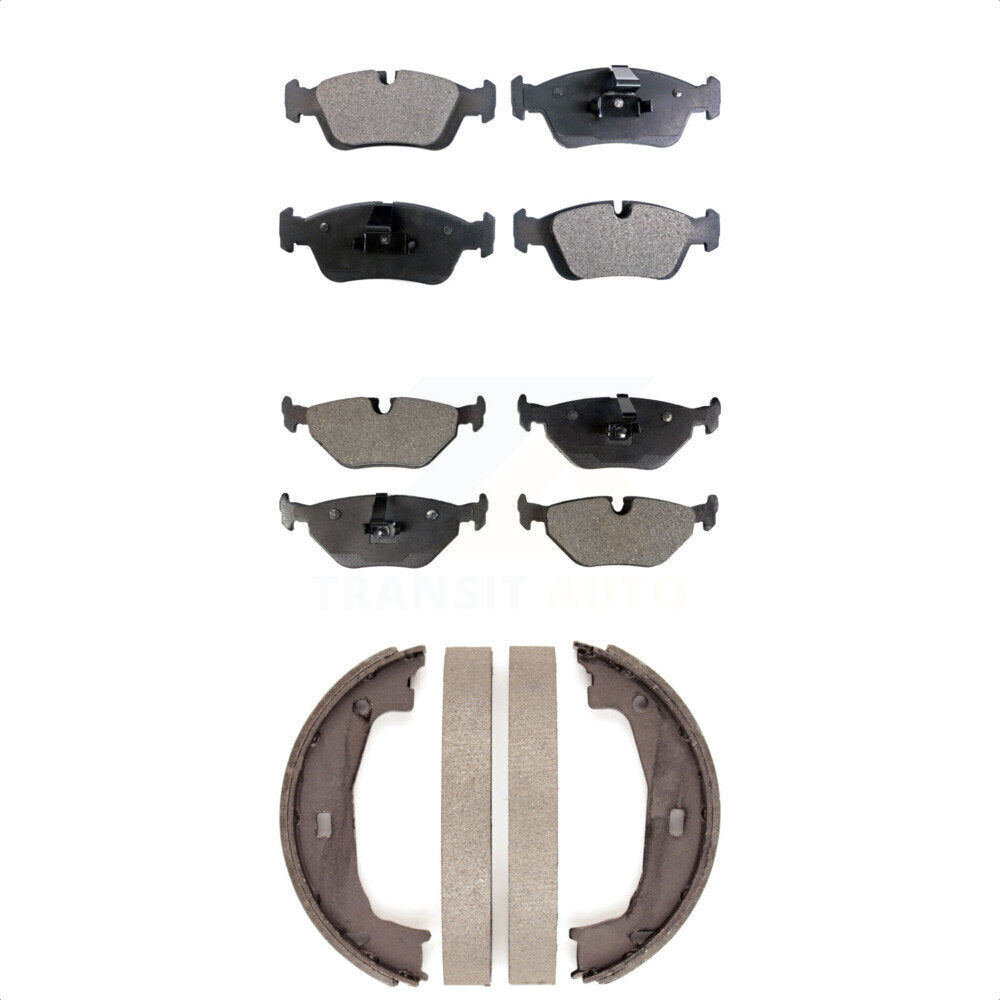 Kit de plaquettes de frein semi-métalliques avant et arrière, chaussures de stationnement pour BMW Z4 325i 325Ci 320