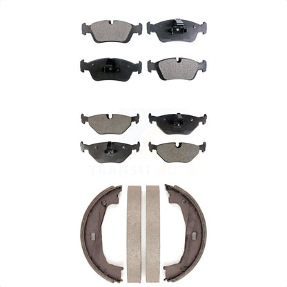 Kit de plaquettes de frein semi-métalliques avant et arrière, chaussures de stationnement pour BMW Z4 325i 325Ci 320