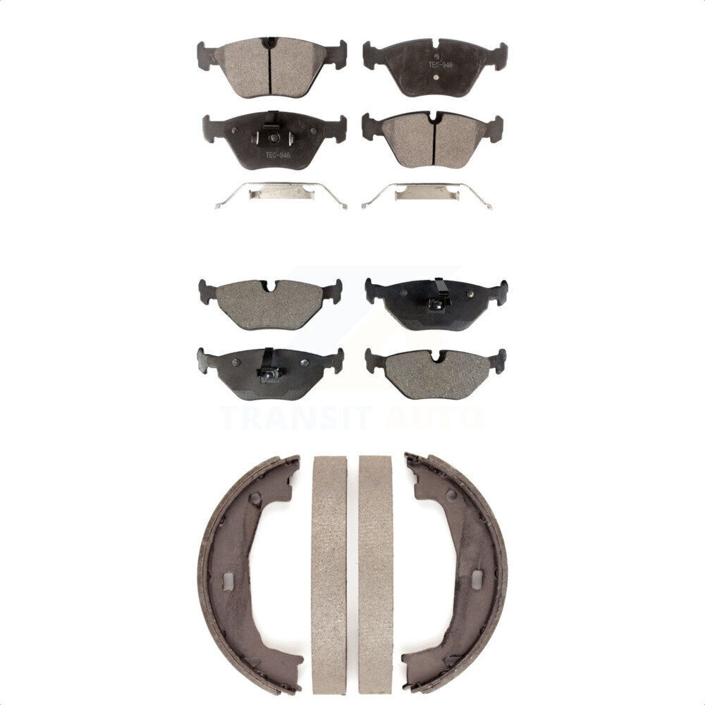 Kit de plaquettes de frein et chaussures de stationnement semi-métalliques avant et arrière, pour BMW Z4 KFN-100497