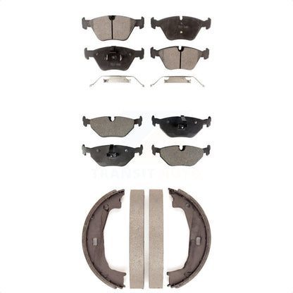 Kit de plaquettes de frein et chaussures de stationnement semi-métalliques avant et arrière, pour BMW Z4 KFN-100497