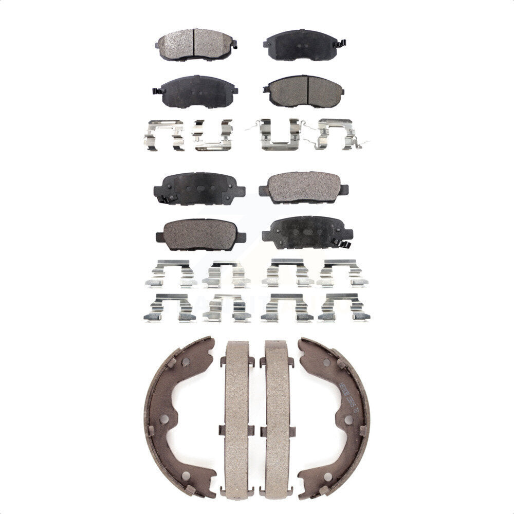 Kit de plaquettes de frein semi-métalliques avant et arrière, pour Nissan Altima 350Z G3
