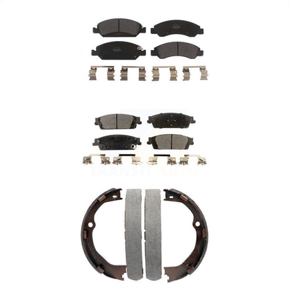 Kit de plaquettes de frein semi-métalliques avant et arrière, pour GMC Chevrolet Sierra L
