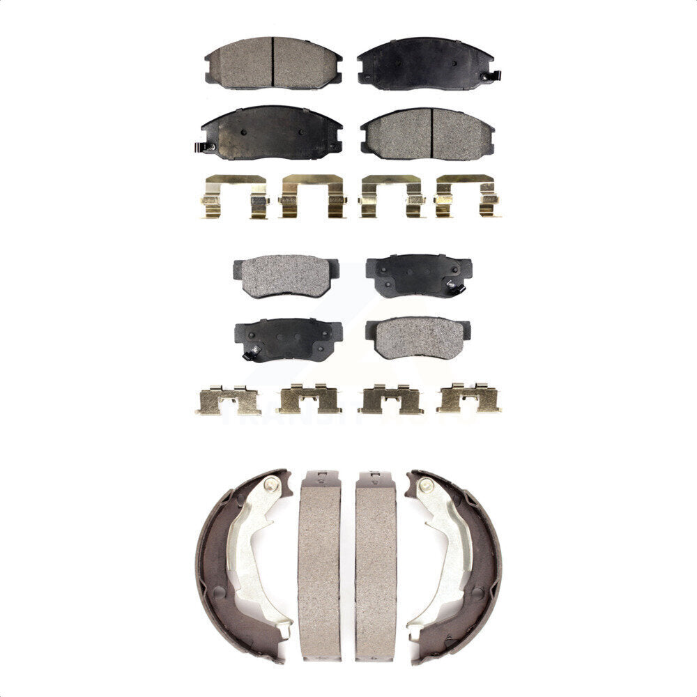 Kit de plaquettes de frein semi-métalliques avant et arrière, pour Hyundai XG350 XG30