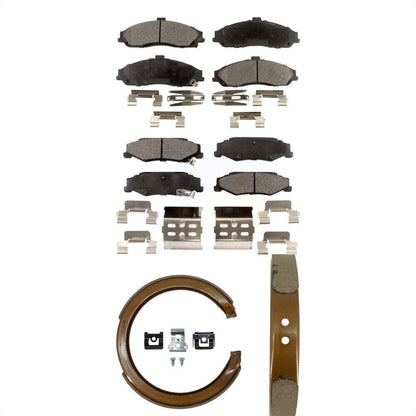 Kit de plaquettes de frein semi-métalliques avant et arrière, chaussures de stationnement pour Chevrolet Corvette XL