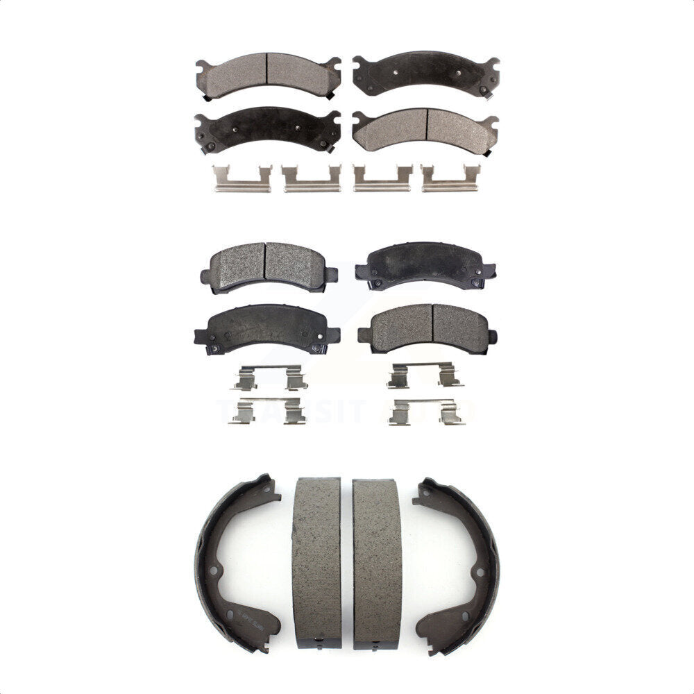 Kit de plaquettes de frein semi-métalliques avant et arrière, pour GMC Savana 3500 Expres