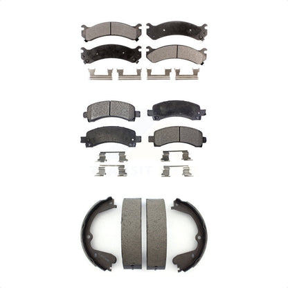 Kit de plaquettes de frein semi-métalliques avant et arrière, pour GMC Savana 3500 Expres