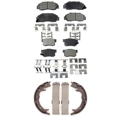 Kit de plaquettes de frein semi-métalliques avant et arrière, chaussures de stationnement pour Honda Odyssey Acura R