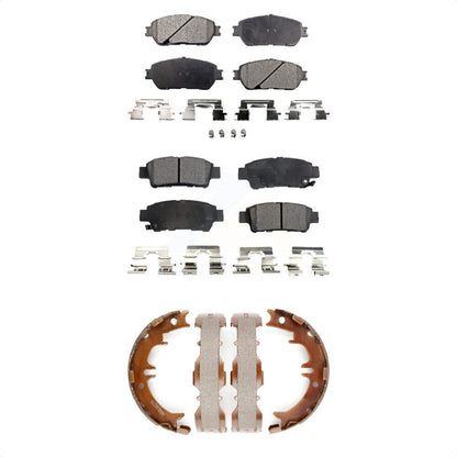 Kit de plaquettes de frein semi-métalliques avant et arrière, pour Toyota Sienn 2004 – 2010