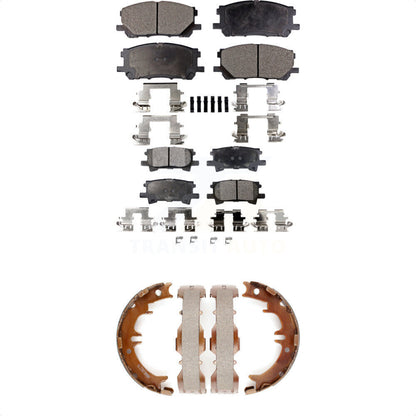 Kit de plaquettes de frein et chaussures de stationnement semi-métalliques avant et arrière, pour Lexus RX350 RX330