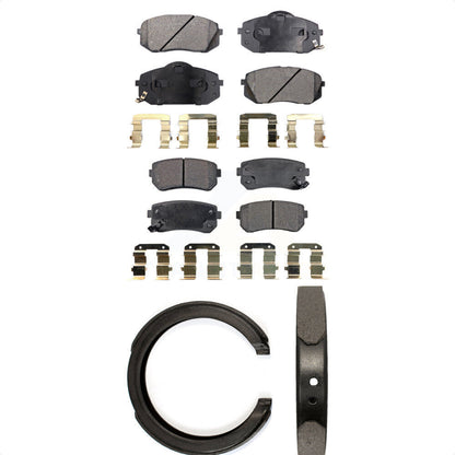 Kit de plaquettes de frein et chaussures de stationnement semi-métalliques avant et arrière, pour Hyundai Tucson Ki