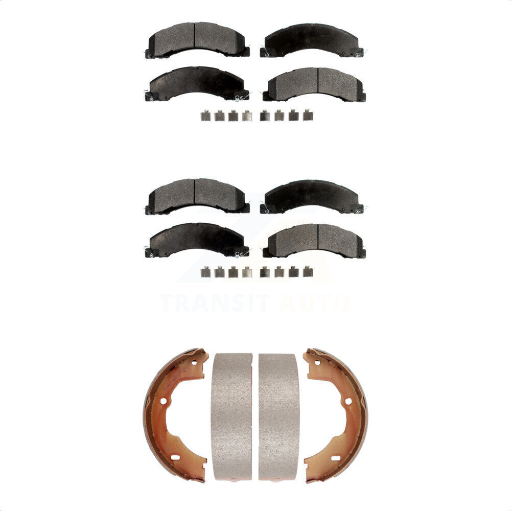 Kit de plaquettes de frein semi-métalliques avant et arrière, pour Ram Dodge Sterling 450