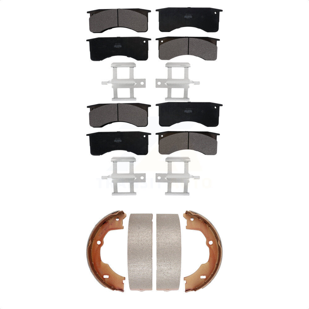 Kit de plaquettes de frein semi-métalliques avant et arrière, pour GMC Chevrolet C550