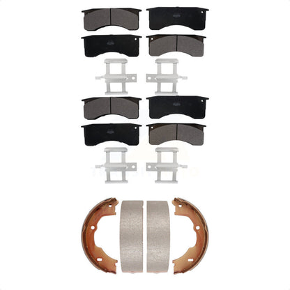 Kit de plaquettes de frein semi-métalliques avant et arrière, pour GMC Chevrolet C550