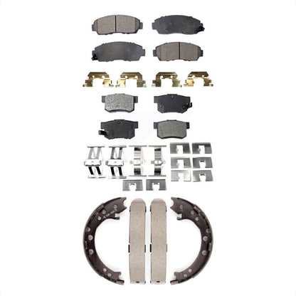 Kit de plaquettes de frein et chaussures de stationnement semi-métalliques avant et arrière, pour Acura RDX