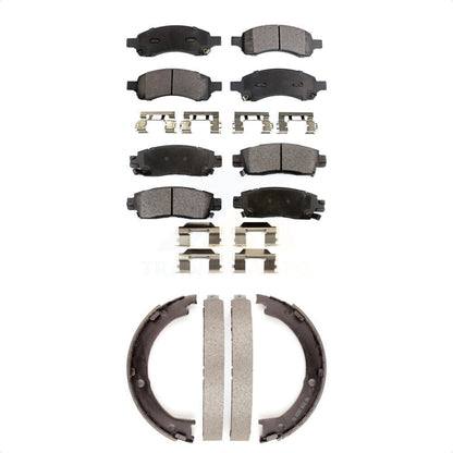 Kit de plaquettes de frein semi-métalliques avant et arrière, pour GMC Acadia Buick Satur