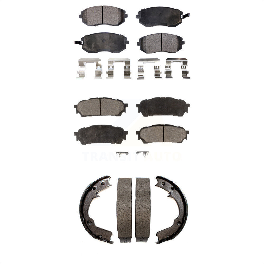 Kit de plaquettes de frein semi-métalliques avant et arrière, pour Subaru Impreza Foreste